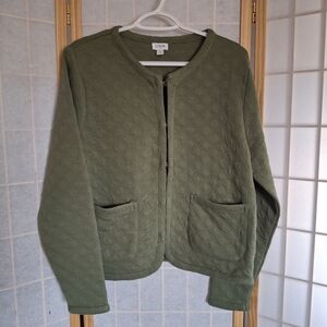 Green J. Crew Jacket, Size M